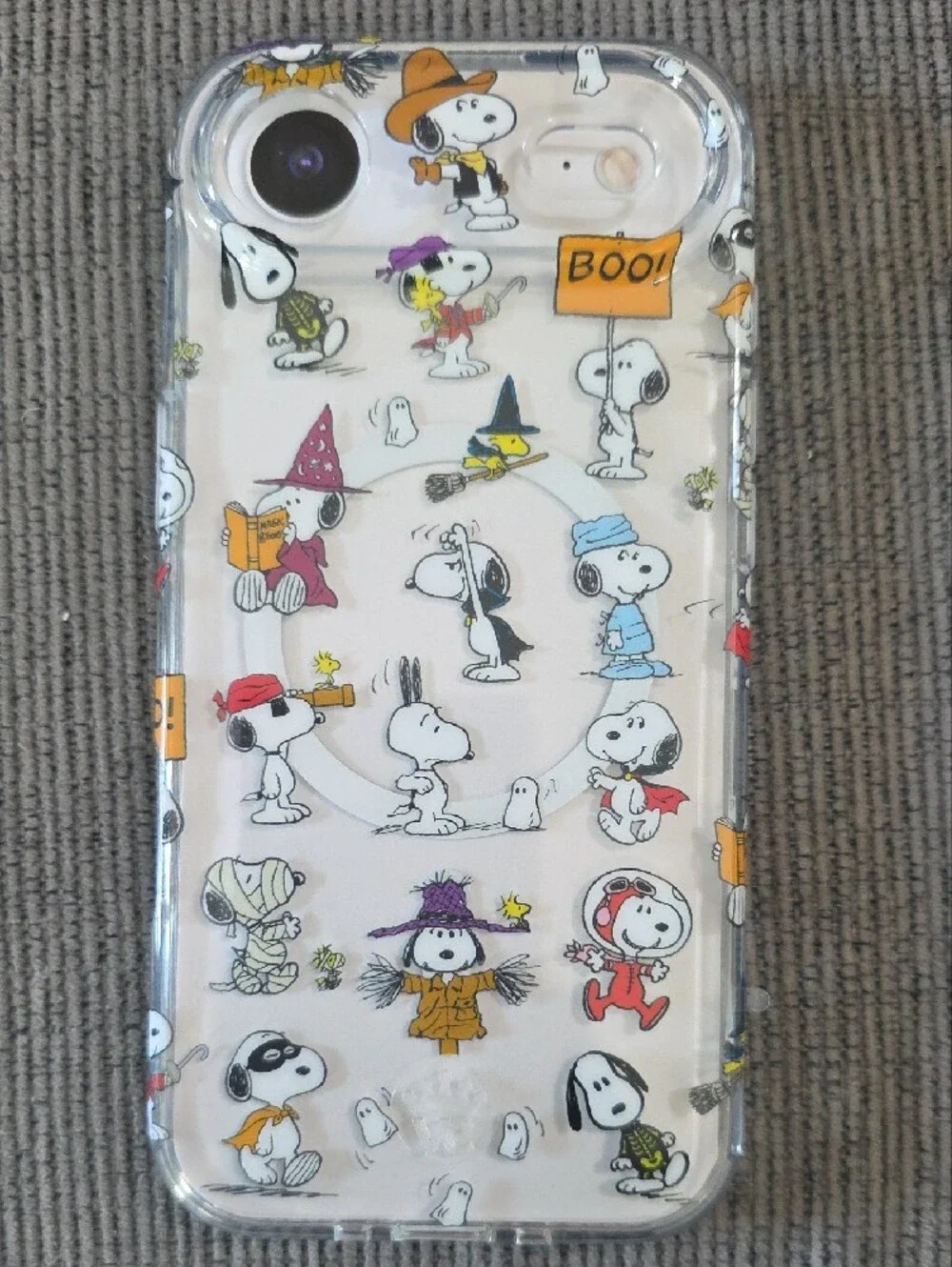 Peanuts × Velvet Caviar Halloween Themed iPhone Phone Case, New.